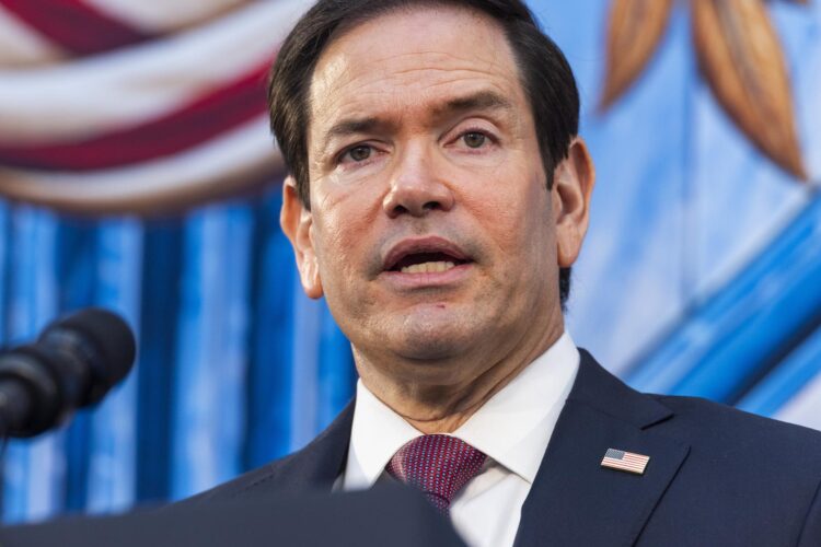El secretario de Estado de EE. UU., Marco Rubio, en una imagen del 3 de septiembre de 2026. EFE/EPA/JIM LO SCALZO