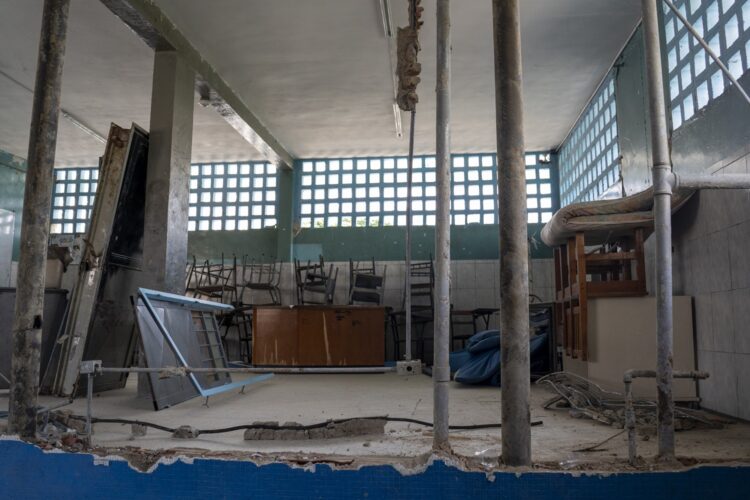 El regreso a clases tras los terremotos del 24 de junio genera dudas entre padres y docentes por la seguridad de las escuelas | Foto Tairy Gambo