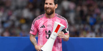 2-0. Messi aporta su centésimo gol con Inter Miami a la conquista de la Campeones Cup