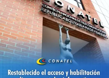 CONATEL anuncia el restablecimiento del acceso a diversos portales informativos digitales en Venezuela
