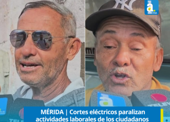Cortes eléctricos paralizan actividades laborales de los ciudadanos en Mérida