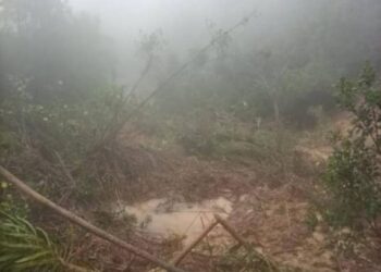 Deslizamientos de material rocoso impiden paso a Guaramacal en Boconó 