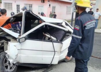 Colisión de vehículo deja un lesionado en La Primera Sabana de Boconó
