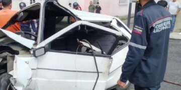 Colisión de vehículo deja un lesionado en La Primera Sabana de Boconó