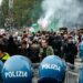 Cientos de estudiantes protestan en Italia por la educación pública y la crisis climática