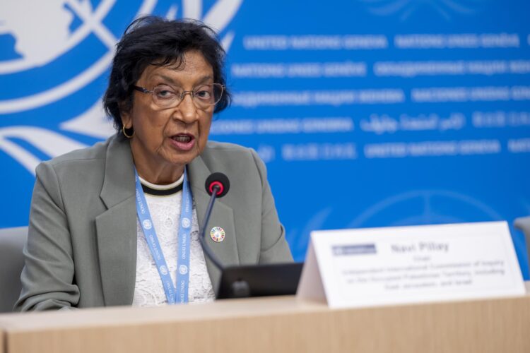 Imagen de archivo de Navi Pillay. EFE/EPA/MARTIAL TREZZINI