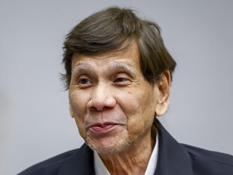 FOTO ARCHIVO. El expresidente filipino Rodrigo Duterte asiste a una audiencia preparatoria en la Corte Penal Internacional (CPI) en La Haya, Países Bajos, el 16 de septiembre de 2026. EFE/EPA/PIROSCHKA VAN DE WOUW / POOL