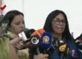 Delcy Rodríguez promete elecciones en Venezuela con una autoridad electoral «renovada»