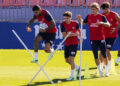 Simeone, con todos disponibles en el último entrenamiento antes del United