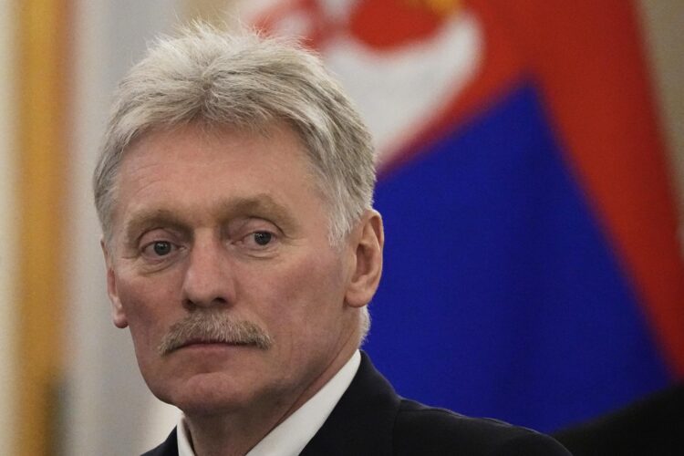 FOTO ARCHIVO. El portavoz de la Presidencia rusa, Dmitri Peskov, en Moscú, Rusia, en mayo de 2025. EFE/EPA/ALEXANDER ZEMLIANICHENKO/AP POOL