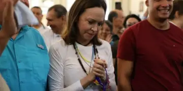María Corina Machado regresó a Venezuela: las imágenes de su primera aparición pública en Lara